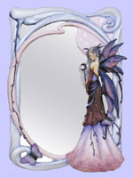 Jessica Galbreth Fairy Boxes & Mirrors Lavender Moon Mirror