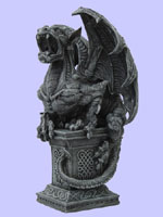 Gargoyle on Pedestal