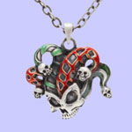Jester Skull Necklace