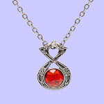 Celtic Serpent Stone Necklace