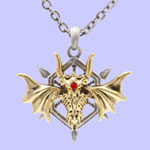 Dragon Wheel Necklace