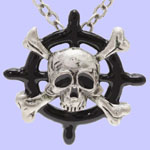 Pirate Wheel Necklace