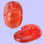 Translucent Red Scarab