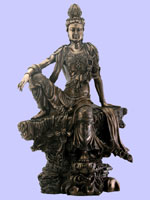 Bronze Water & Moon Kuan-Yin