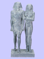 King Menkaure With Queen