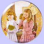 A Childhood Almanac Plate - Sandra Kuck
