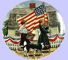Fourth of July-Don Spaulding-Knowles-American Holidays-bradex 84-K41-2.1