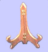 Teak Plate Plate Stand