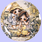 Summer Love - Jody Bergsma Four Seasons Children Plates - Children Of The Seasons