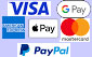 mastercard, visa, american express & discover