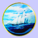 America's Greatest Sailing Ships  Plate - Tom Freeman