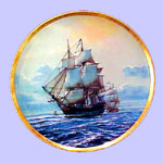 America's Greatest Sailing Ships  Plate - Tom Freeman