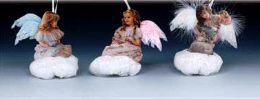 Heaven Sent Angel Ornament by Sandra Kuck