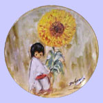 Degrazia Children Series Mini  Plates with Frame