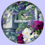 Vintage Garden Chickadee's - Susan Bourdet