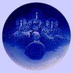 Bing & Grondahl  Jubilee Plate - Happiness Over The Christmas Tree