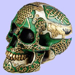 Celtic Lion Skull Money Bank