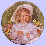 A Childhood Almanac Plate - Sandra Kuck