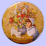 A Childhood Almanac Plate - Sandra Kuck