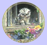 Lady Bug - Heart & Home - Marty Bell Kitten Plates