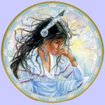 Native American Indian Art Plates - Jonnie Chardonn