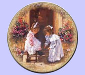 Sister Love Forever Plate - Sandra Kuck