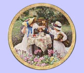 Enchanted Gardens Plate - Sandra Kuck