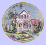 The Jones Victorian - Heart & Home - Marty Bell Country Cottages Plates